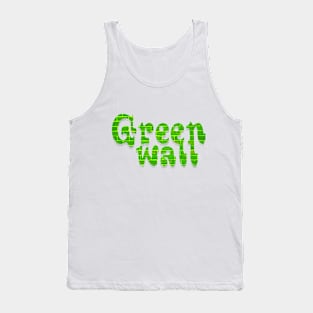 Green wall Tank Top